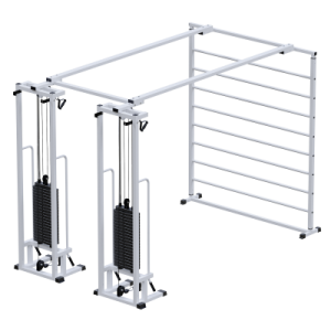 Реабилитационный комплекс со шведской стенкой тренажер Sabirgym SG085.2*75 для кинезитерапии swat - Vasil-Gym