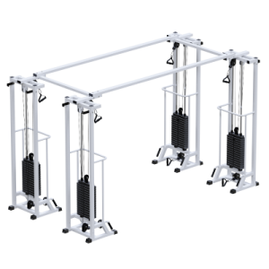 Профессиональный тренажёр Потапова Биотонус-4 Sabirgym SG089.4*2400*75 4 стека по 75 кг для кинезитерапии black step - Vasil-Gym