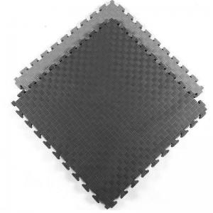 Будо-маты черно серые Премиум 4.0 см пазл с зацепом ласточкин хвост 50 шор спортивное покрытие спортдоставка - Vasil-Gym