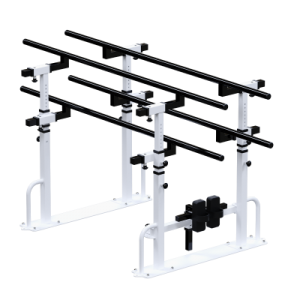 Брусья реабилитационные с коленоупорами Sabirgym SGINVAR205 black step - Vasil-Gym