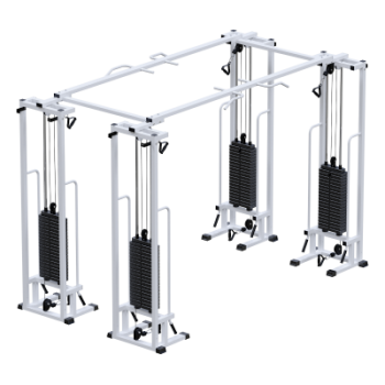 Двойной кроссовер на базе реабилитационного Потапова тренажера Sabirgym SG083.4*100*3530*2059*2400 стеки 4х100 кг s-dostavka - Vasil-Gym