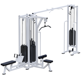 Профессиональный силовой тренажер Блочная станция с кроссовером стек 4х100кг Sabirgym SG091*4*100*2400 васил - Vasil-Gym