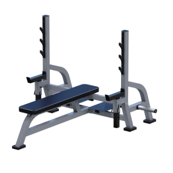 Профессиональный силовой тренажер Скамья для жима горизонтальная Sabirgym SGMSX100 росптиспорт - Vasil-Gym